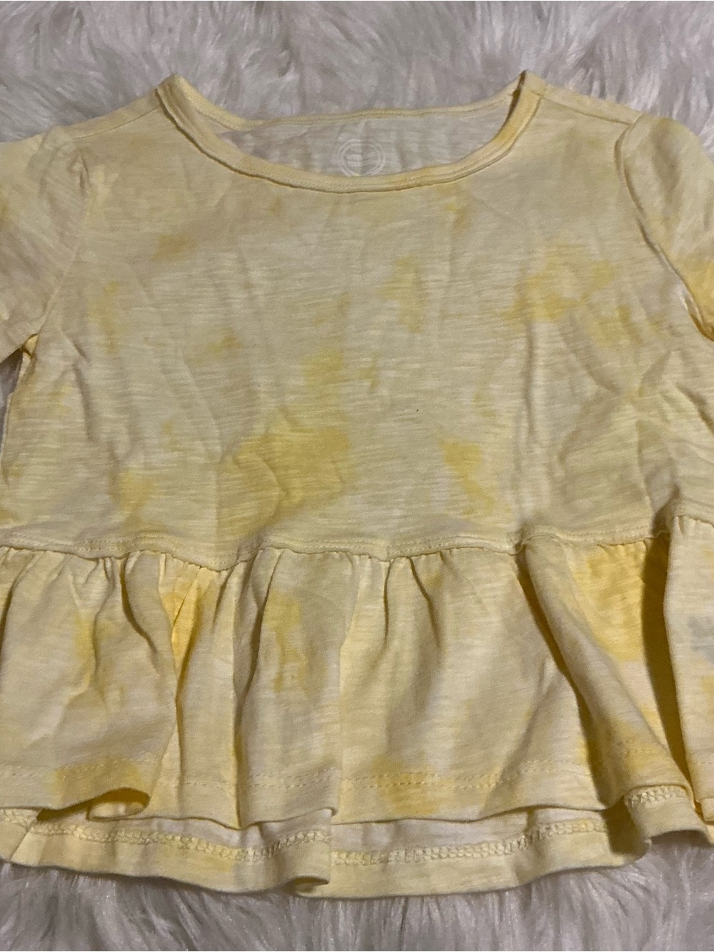 Wonder Nation XS (4-5) yellow top for little girls